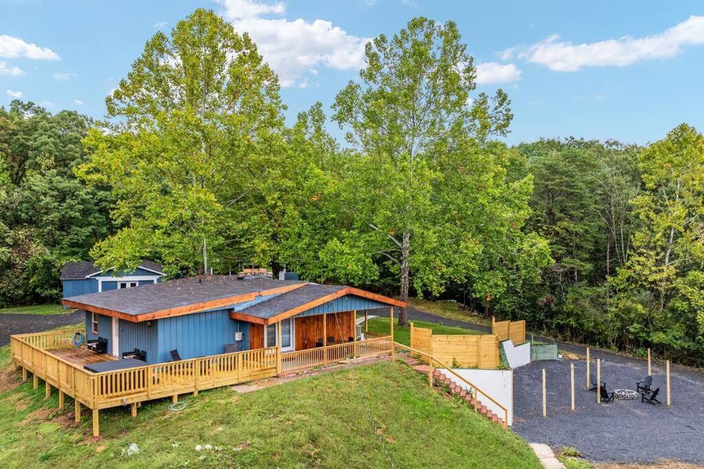 Hidden Hollow 3Bd Cabin - Hot Tub, Wifi, Game Room, Fire Pit Luray Exterior photo